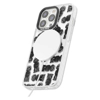 Black Cockapoo Watercolor