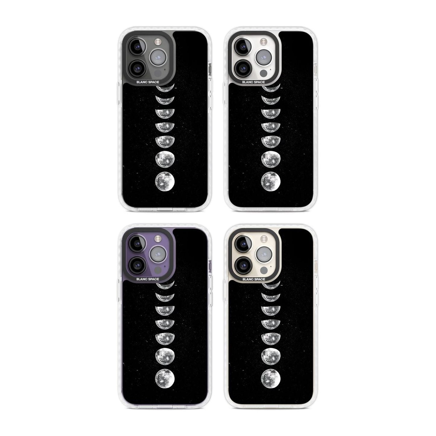 Light Watercolour Moons