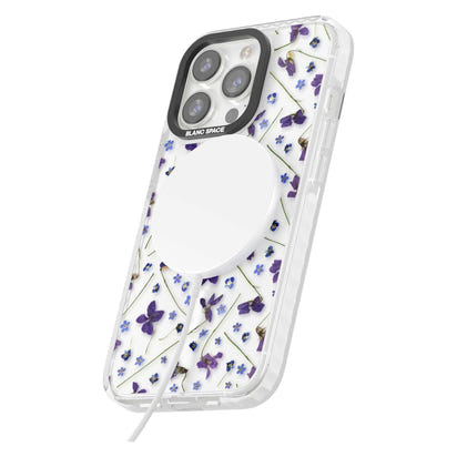 Pressed Violet Flower