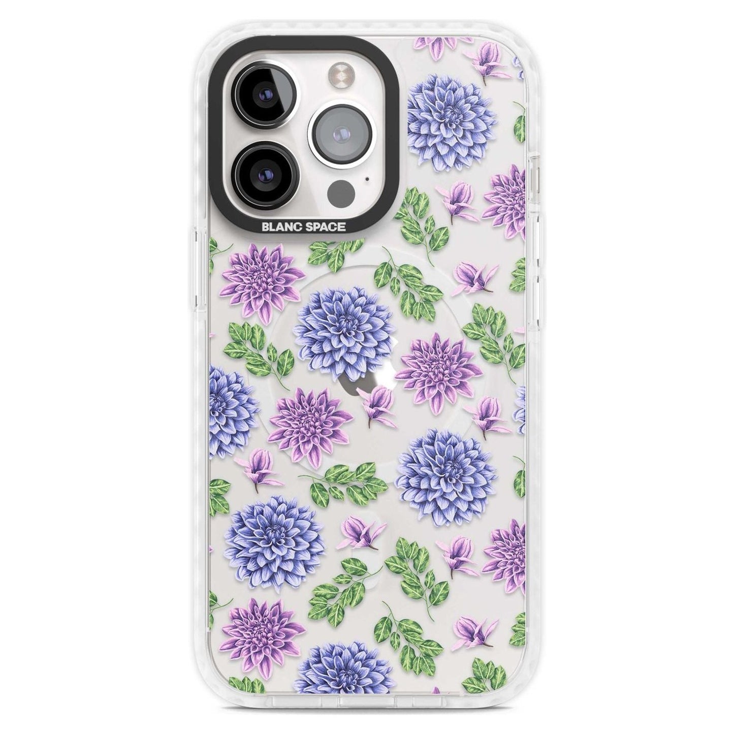 Purple Dahlias Floral