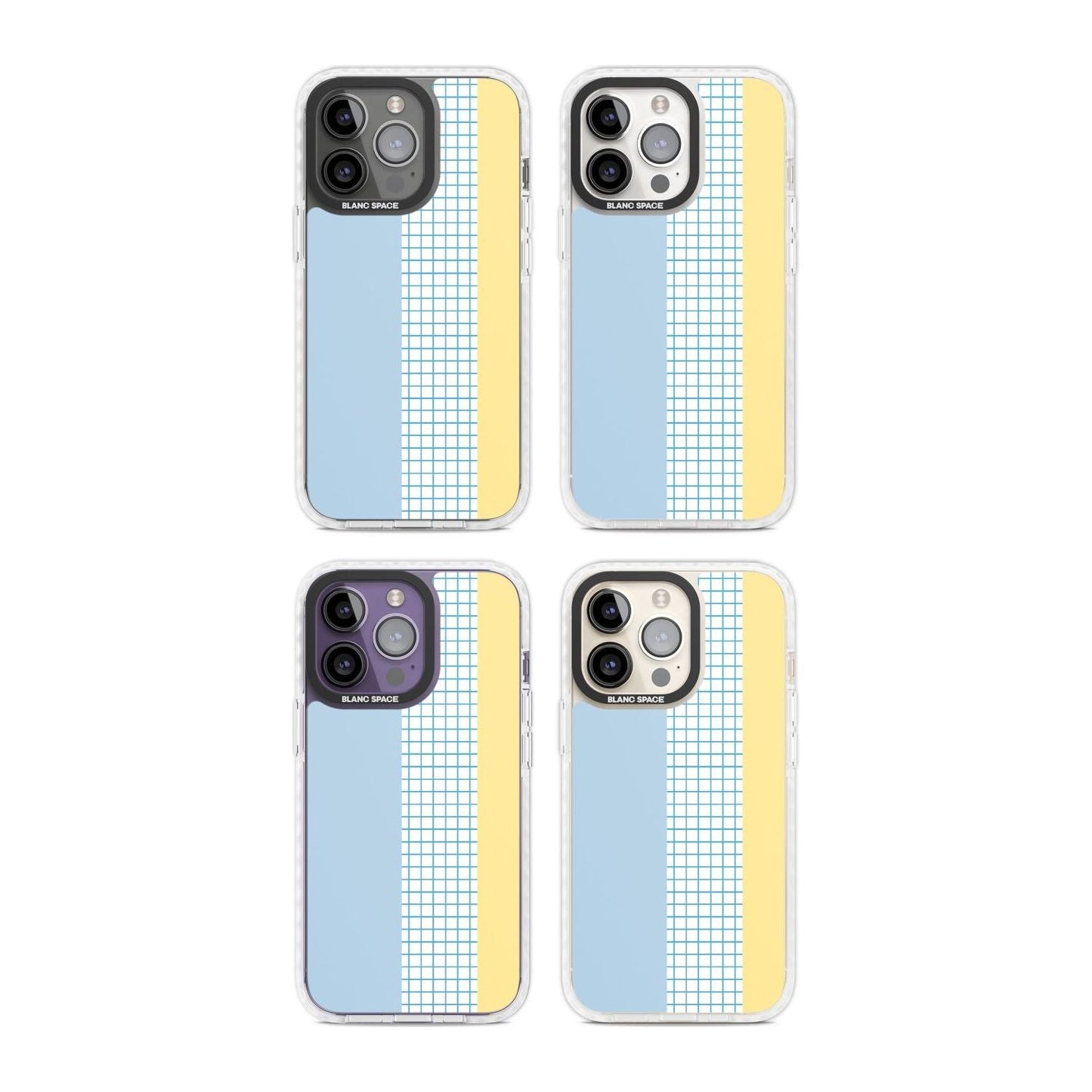 Abstract Grid Blue & Yellow