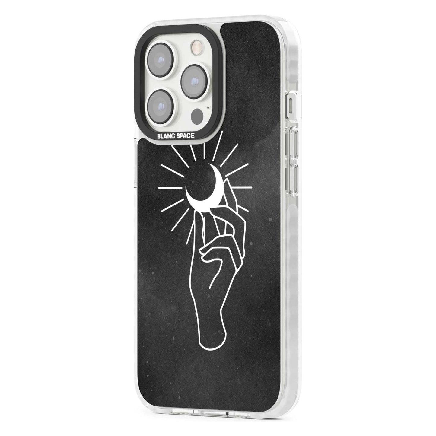 Hand Holding Celestial Moon