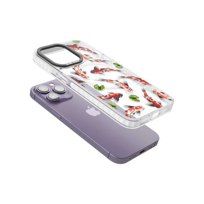 Aquarelle de poissons koi