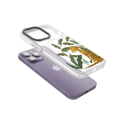 Grand motif de chat de la jungle