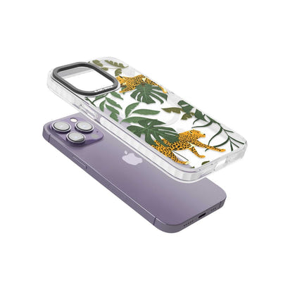 Motif chat de la jungle