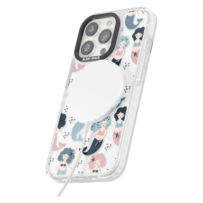 Pastellfarbene Meerjungfrauen