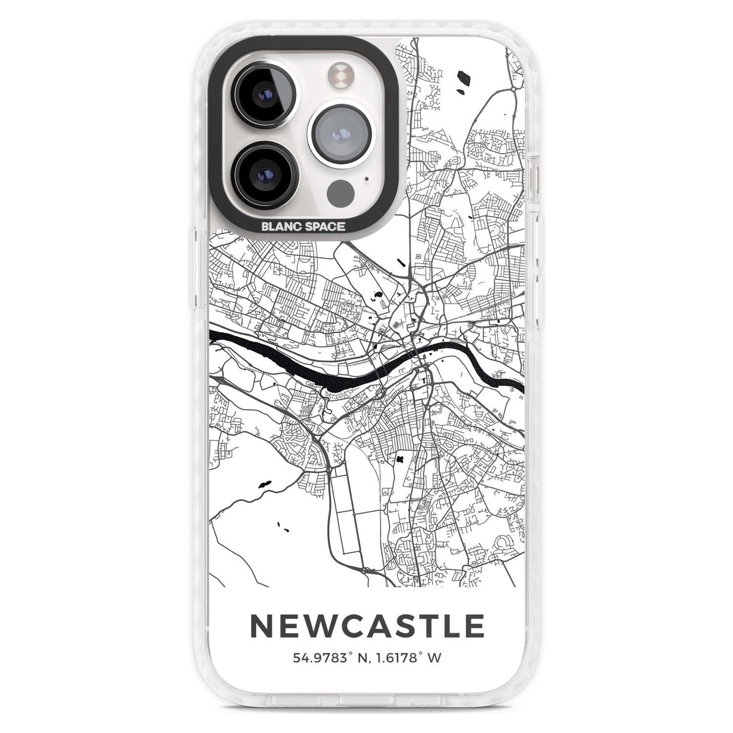 Stadtplan von Newcastle