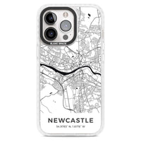Stadtplan von Newcastle