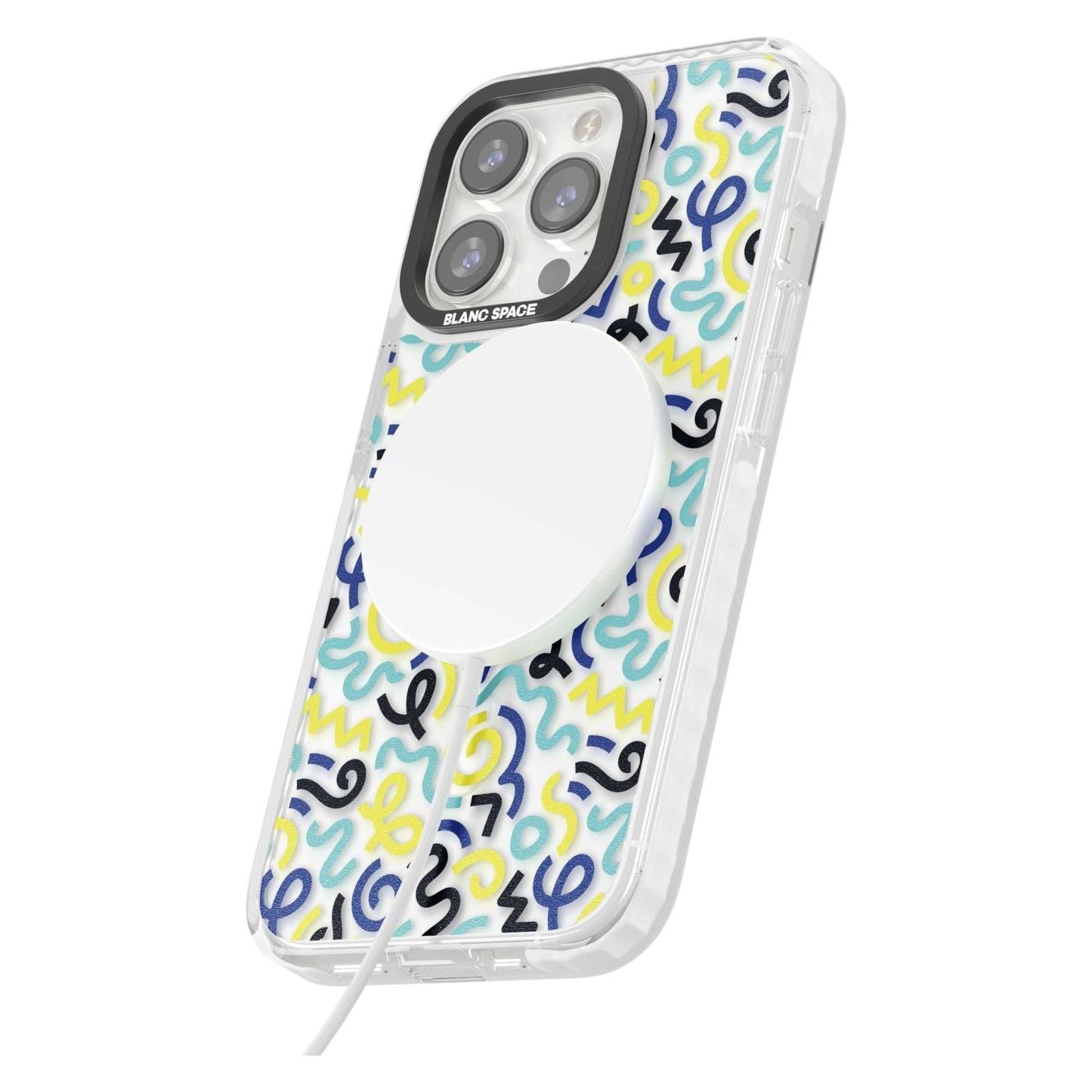 Blue & Yellow Memphis Retro