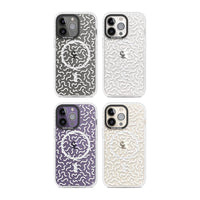 Schwarz-weißes Wellenmuster