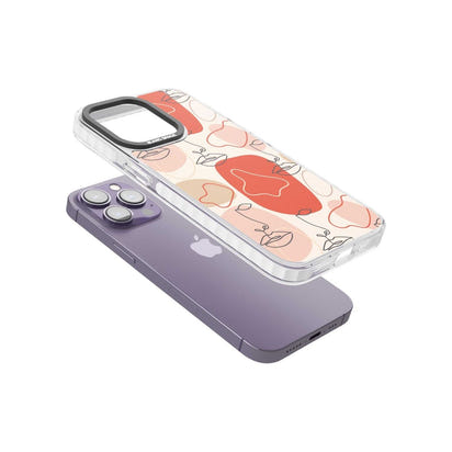 Abstract Face Line Art