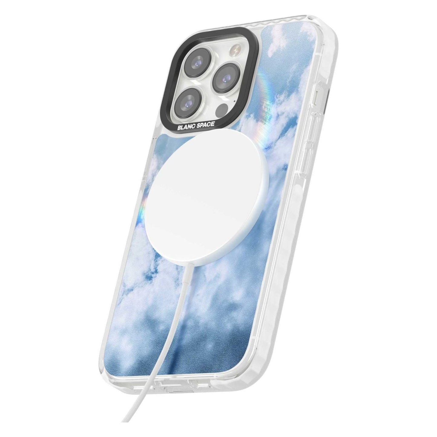 Pastellfarbener Regenbogenhimmel