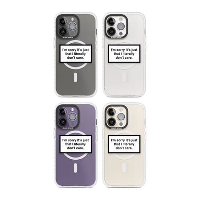 Literally Don'T Care