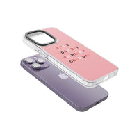 Schönen Tag, rosa Zitat