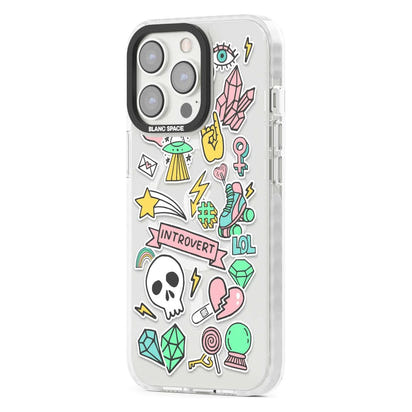 Autocollant introverti