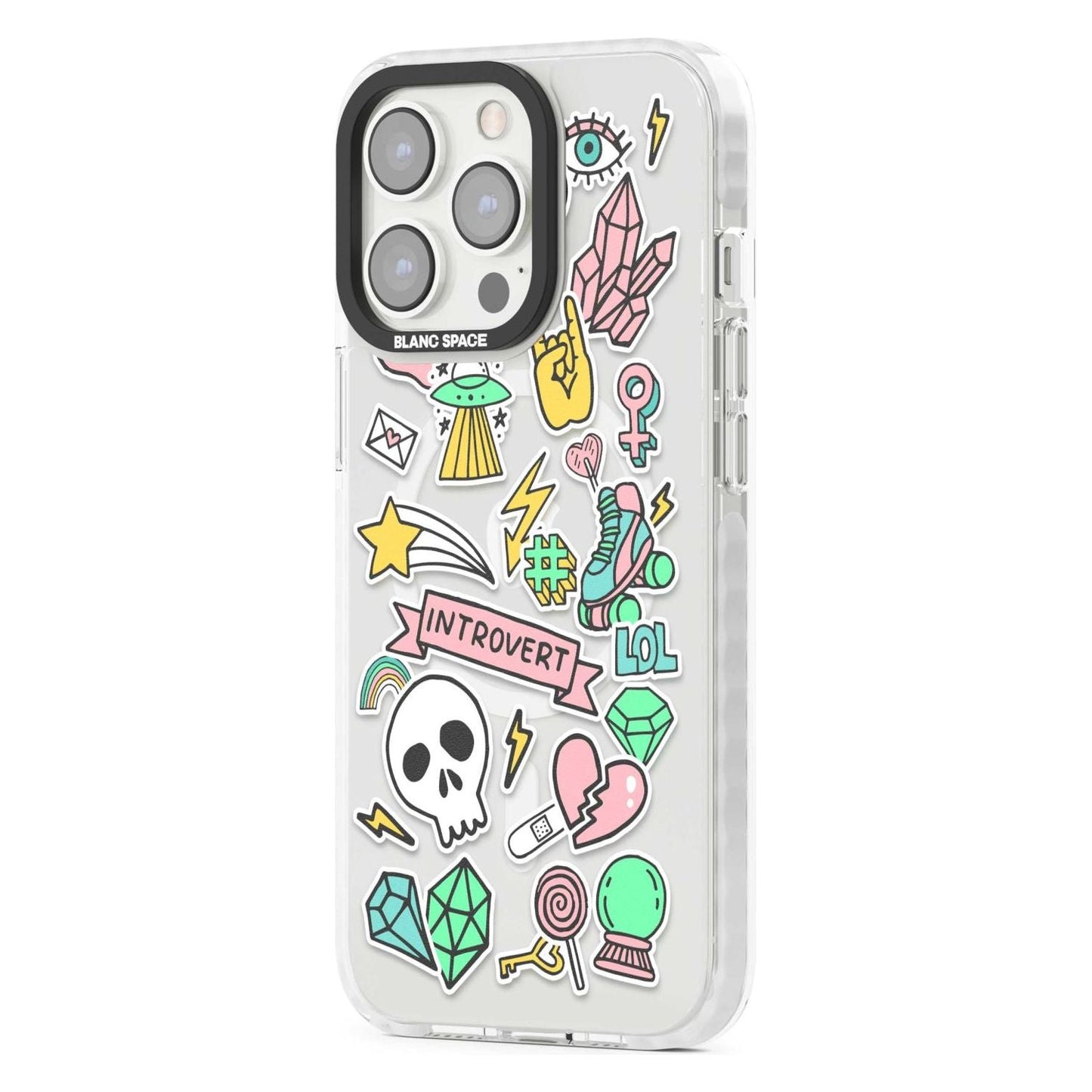 Autocollant introverti