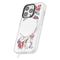 Autocollants Crâne et Fleurs