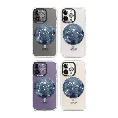 Aquarius Zodiac Blue