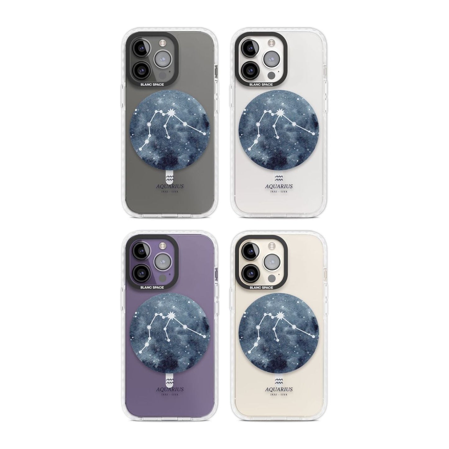 Aquarius Zodiac Blue