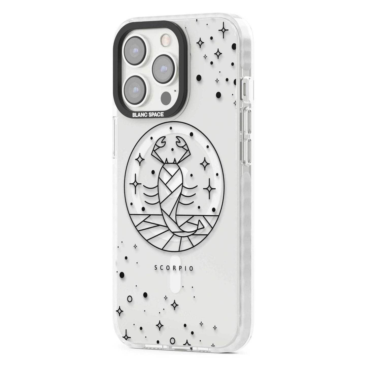 Emblème du Scorpion - Design Cosmique