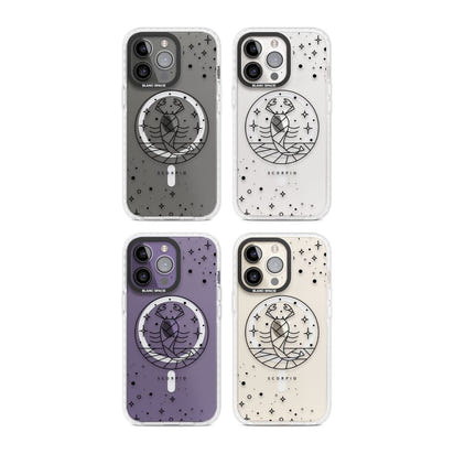 Emblème du Scorpion - Design Cosmique