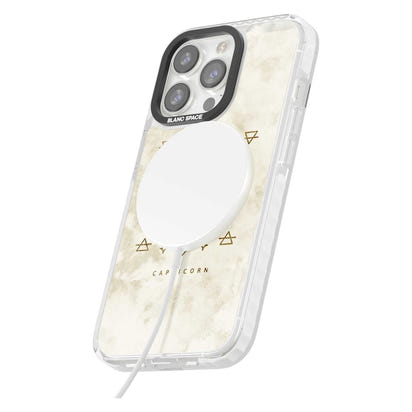 Motif du zodiaque Capricorne en or