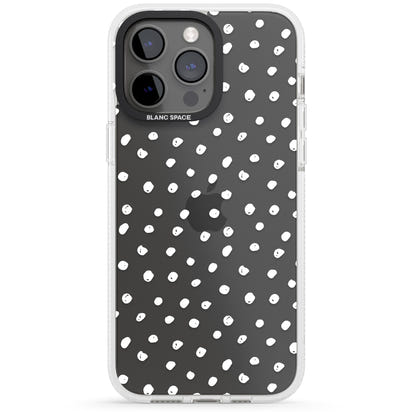 Messy White Dot Pattern