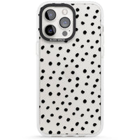 Messy Black Dot Pattern