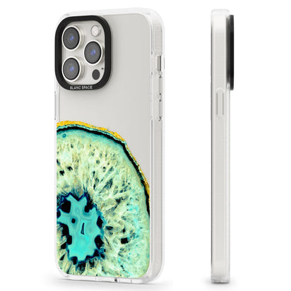 Géode turquoise en cristal