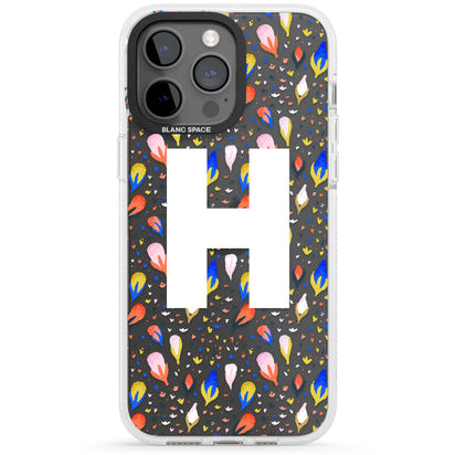 Personalised Abstract Floral Initial