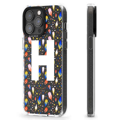 Personalised Abstract Floral Initial