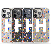 Personalised Abstract Floral Initial