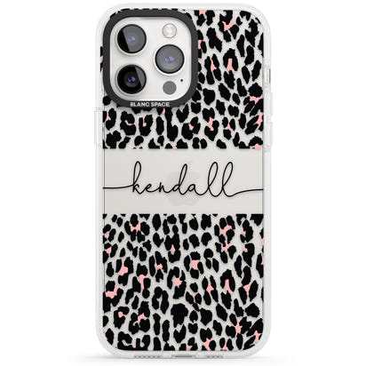 Personalised Cursive Leopard Spots