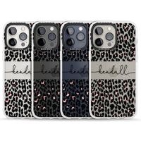 Personalised Cursive Leopard Spots