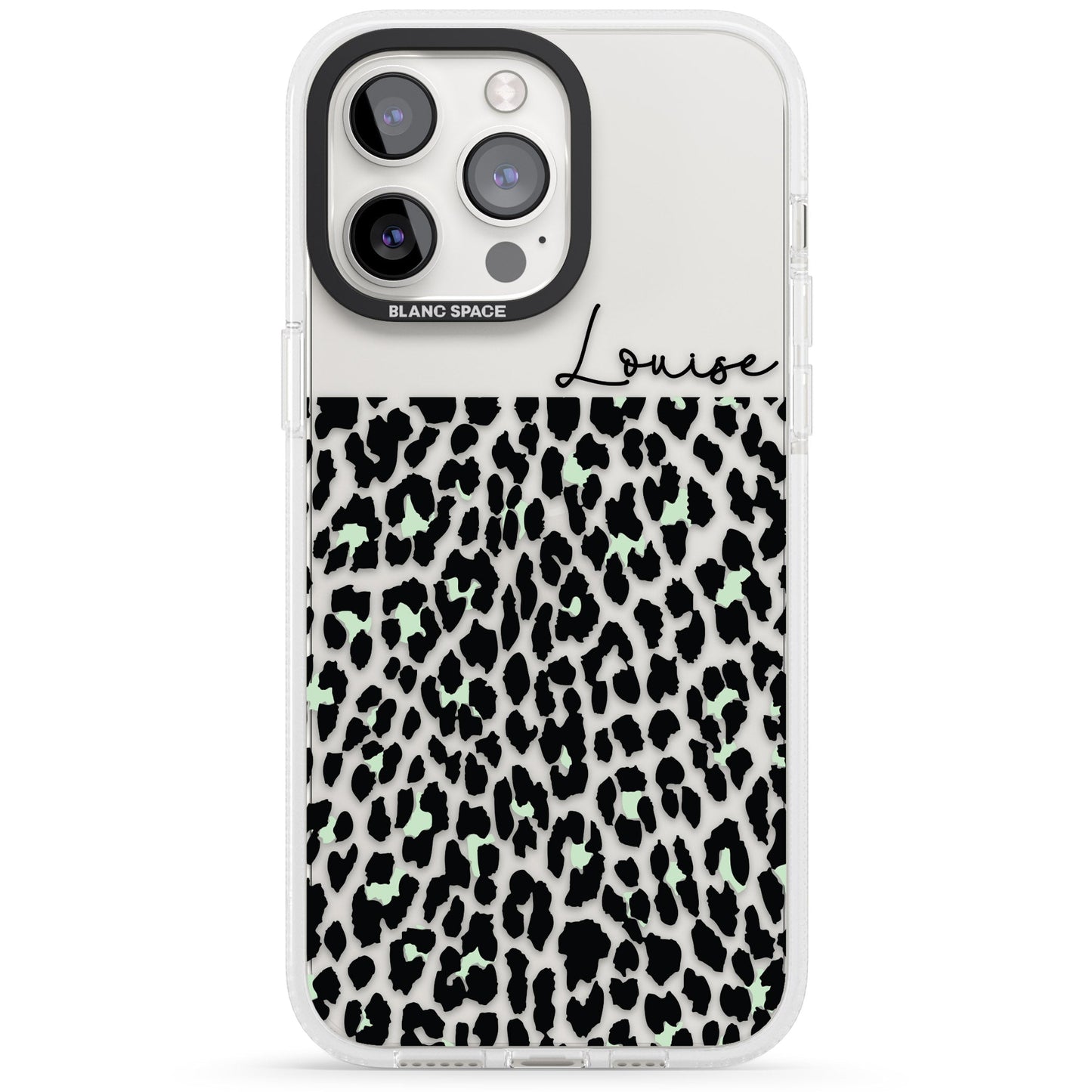 Personalised Seafoam Leopard