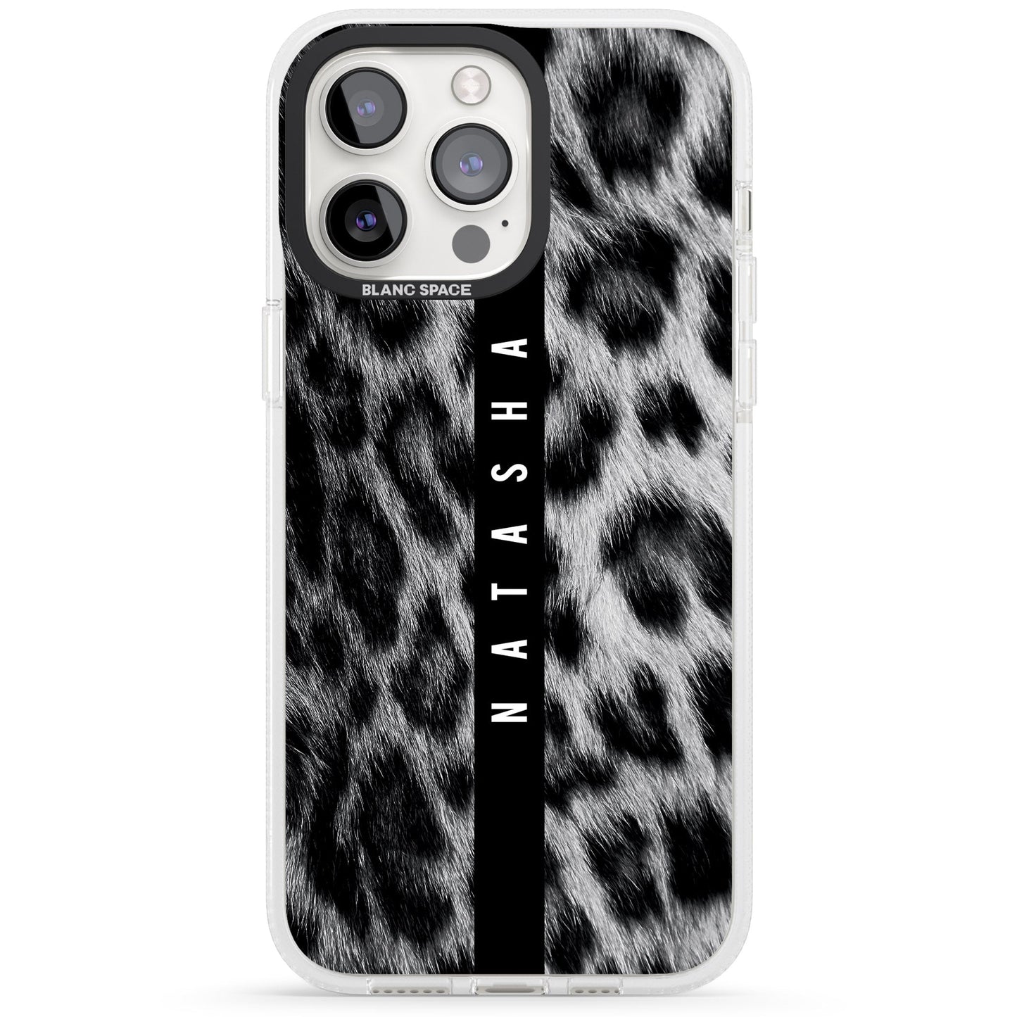 Personalised Snow Leopard Print