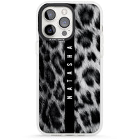 Personalised Snow Leopard Print