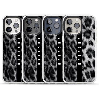 Personalised Snow Leopard Print