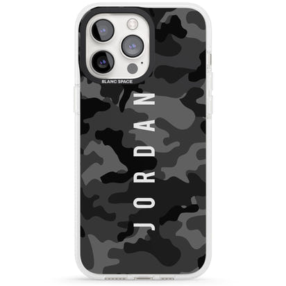 Personalised Black Camouflage Name