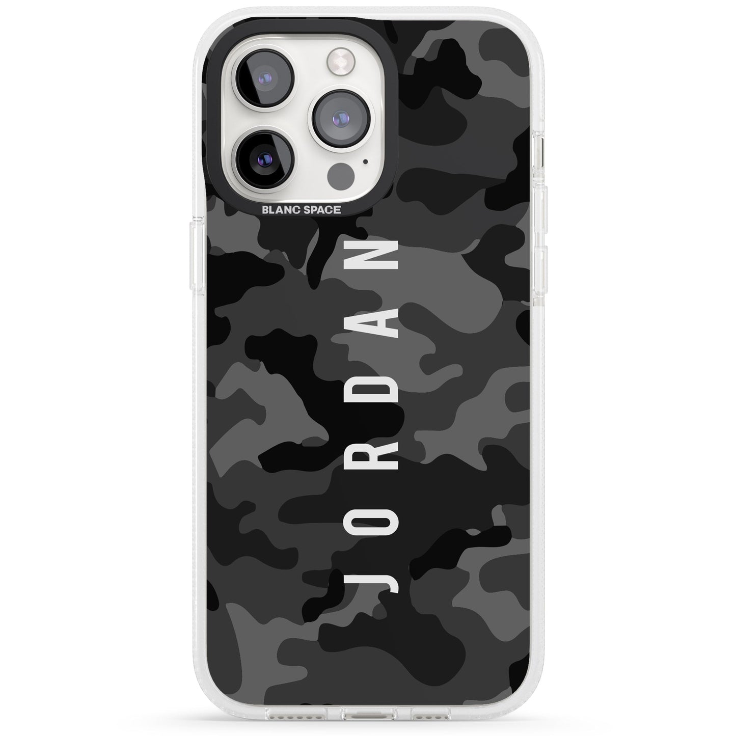 Personalised Black Camouflage Name