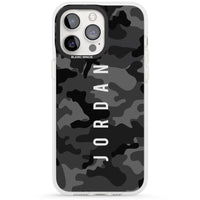 Personalised Black Camouflage Name