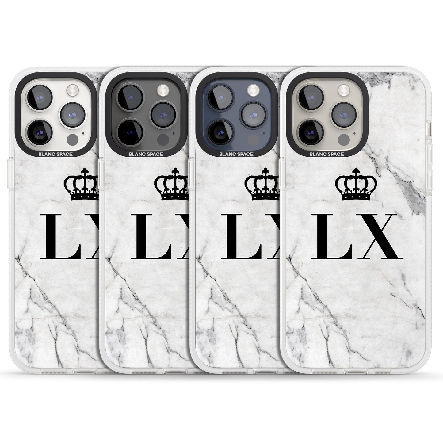Personalised Initial Crown Marble