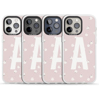 Personalised Pink Daisy Initial