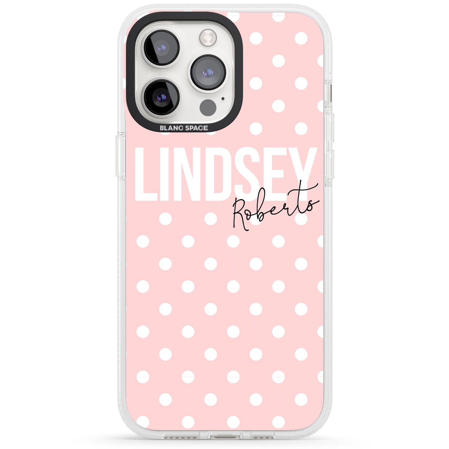 Personalised Pink Polka