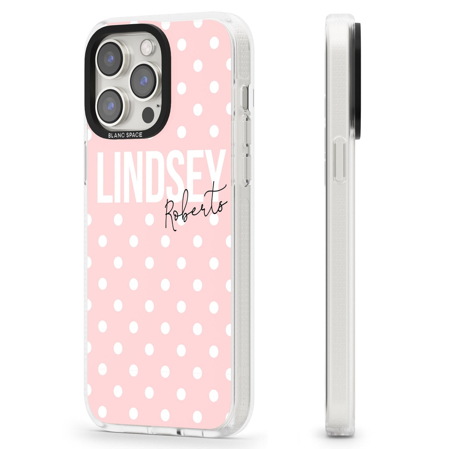 Personalised Pink Polka