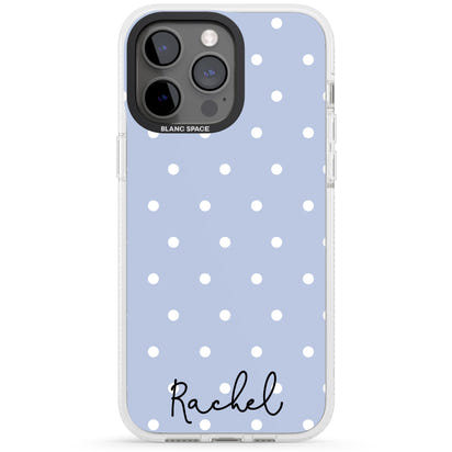 Personalised Simple Light Blue Dots