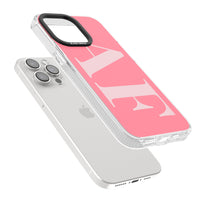 Personalised Light & Dark Pink Green Letters