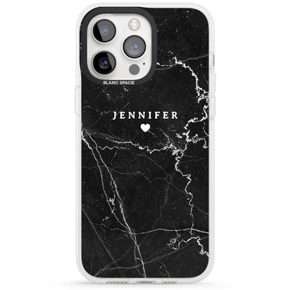 Personalised Black Marble