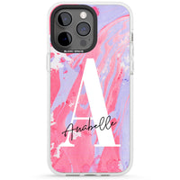 Personalised Pink & Purple Marble