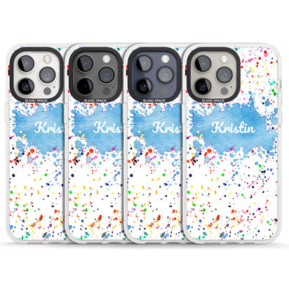 Personalised Rainbow Splatter Name